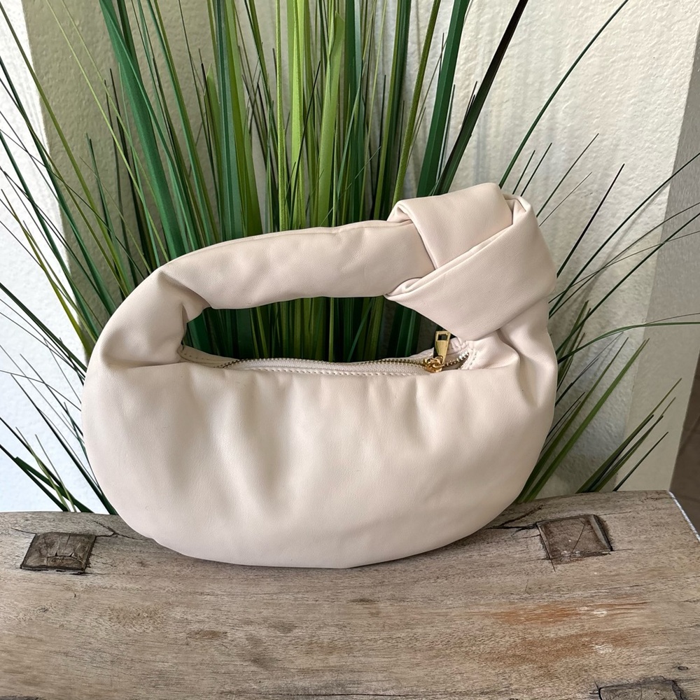 Melie Bianco Cream Hobo Bag - Picture 2 of 9